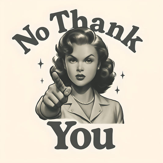 No Thank You! Teacher Drinkware