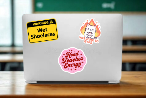 Head Teacher Energy Laptop/Notebook Sticker