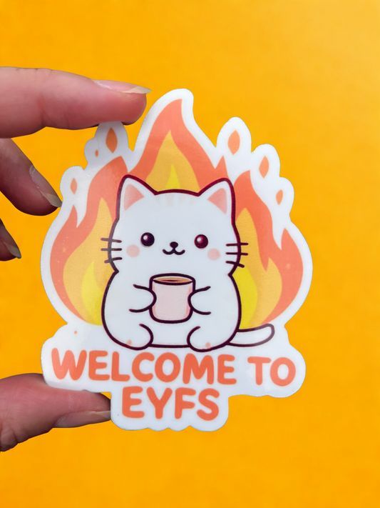 Welcome to EYFS Laptop/Notebook Sticker