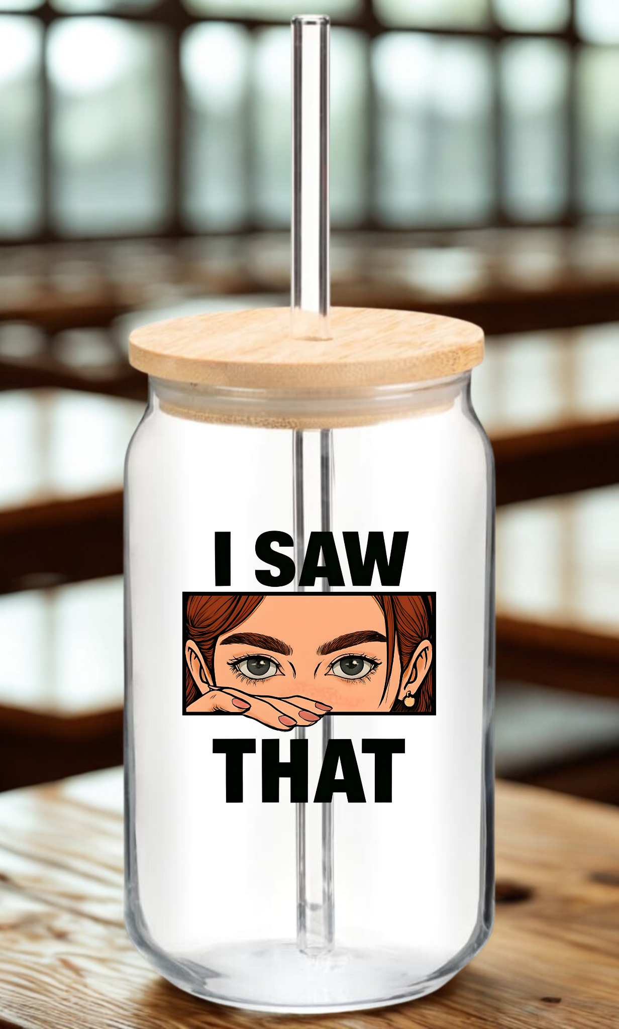 I Saw That Teacher Drinkware