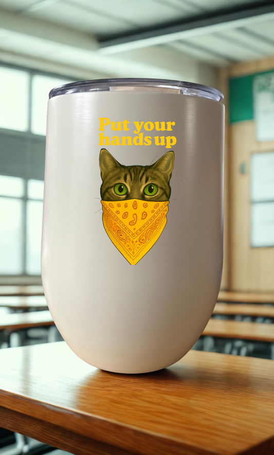 Put your hands up! Teacher Drinkware