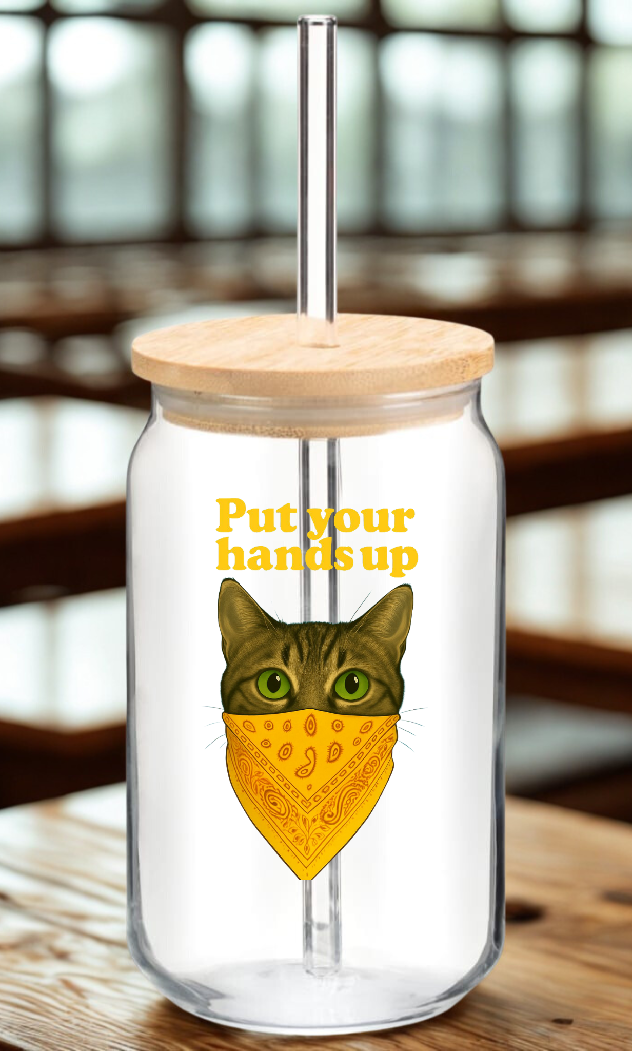 Put your hands up! Teacher Drinkware