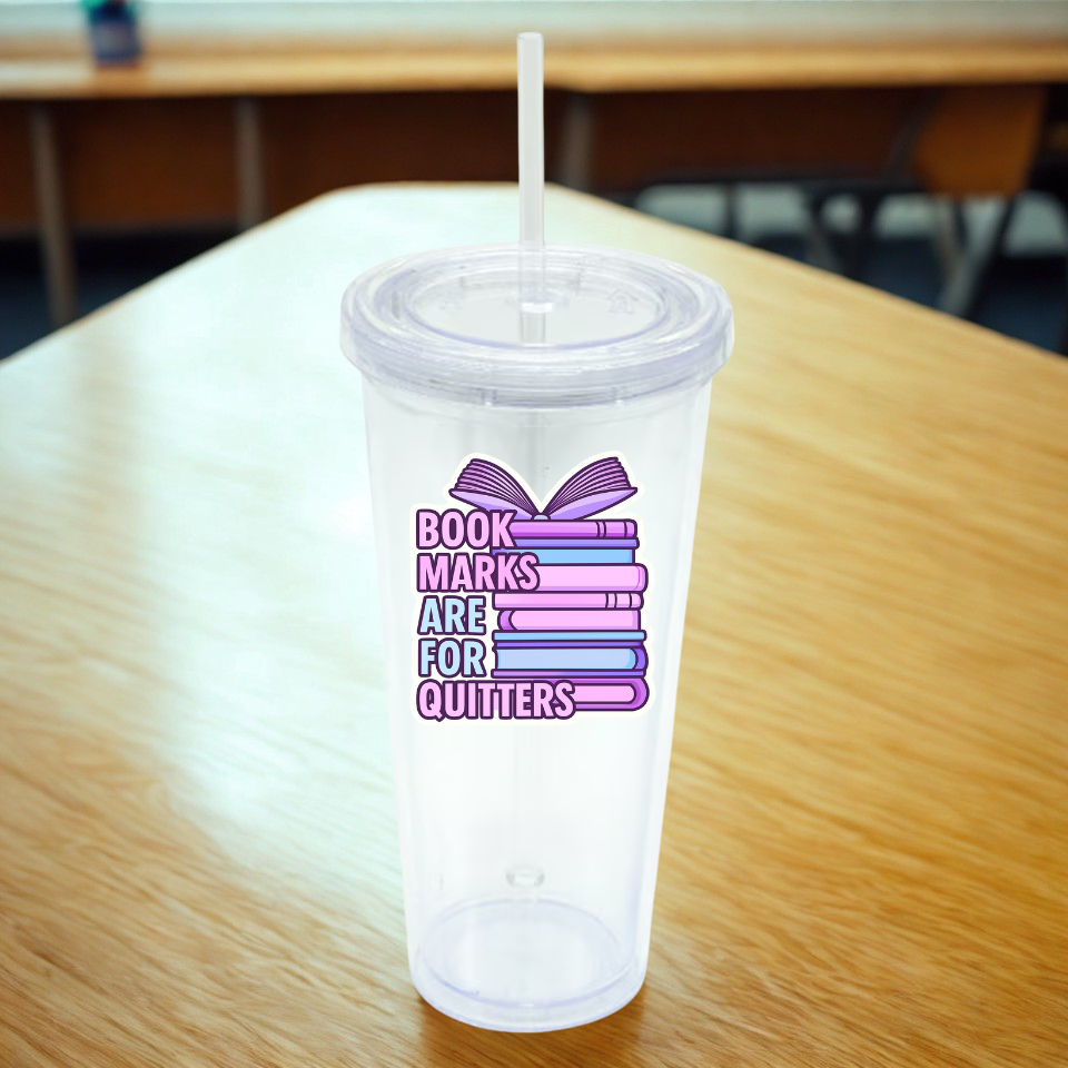Bookmarks are for Quitters Drinkware