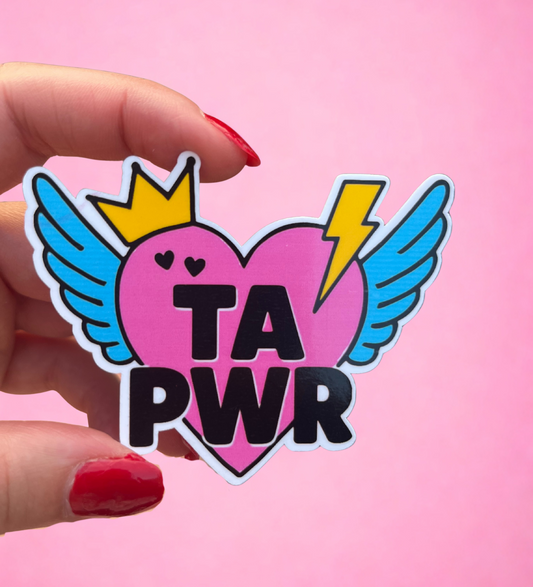 TA PWR Laptop/Notebook Sticker