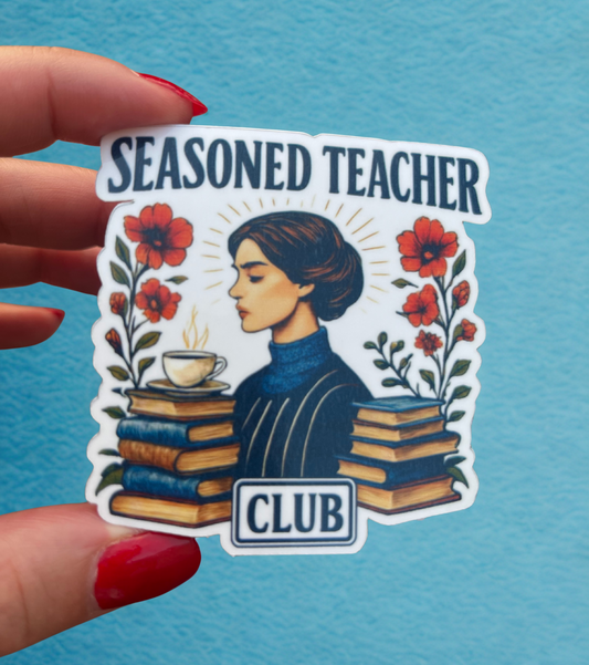 Seasoned Teacher Laptop/Notebook Sticker