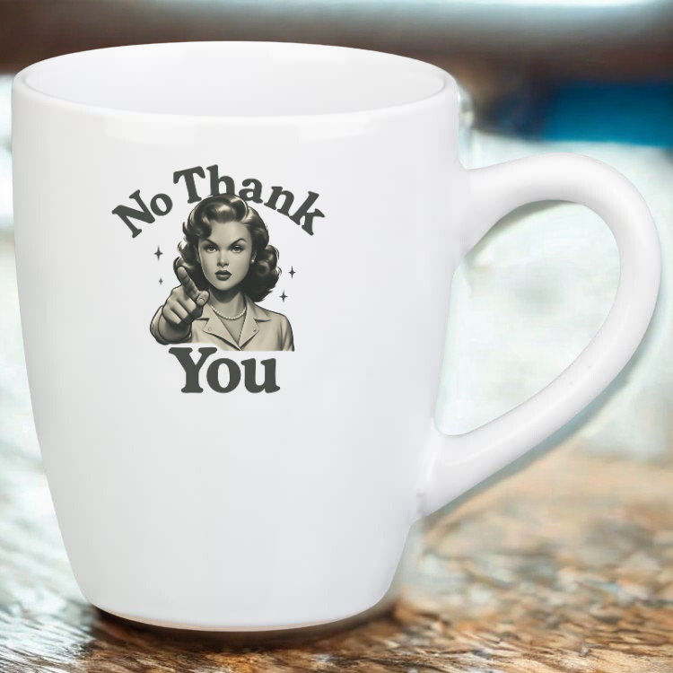 No Thank You! Teacher Drinkware