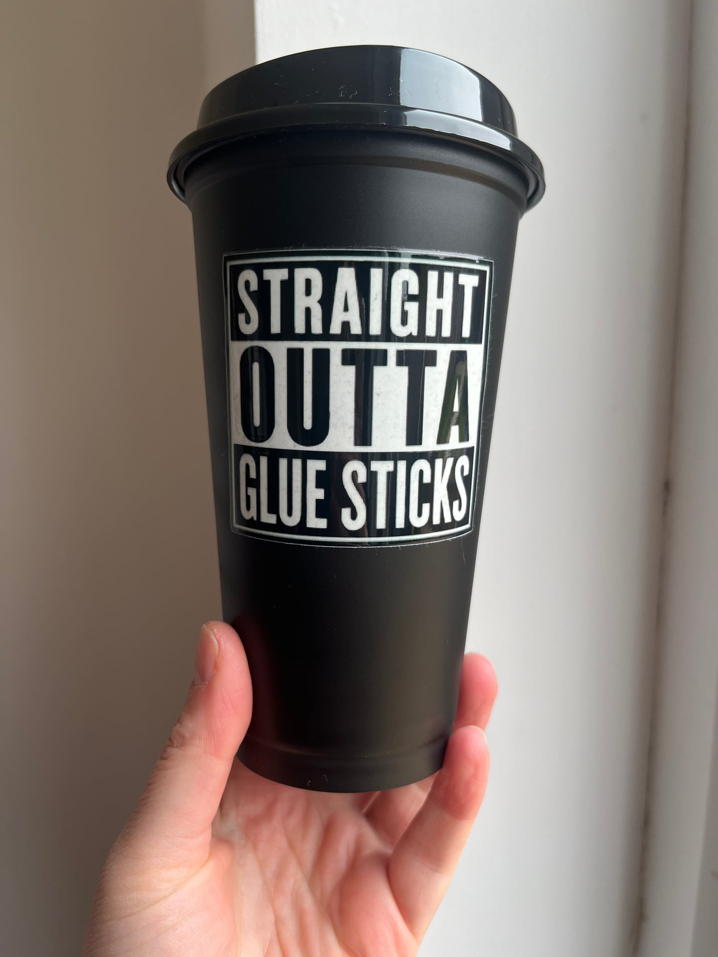 Straight Outta Glue Sticks Teacher Drinkware