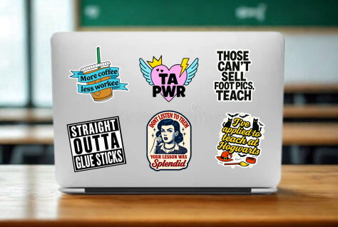 Less Workee Laptop/Notebook Sticker