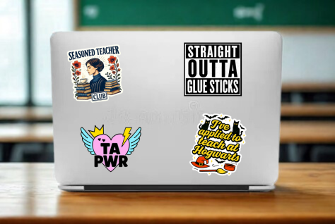 Seasoned Teacher Laptop/Notebook Sticker