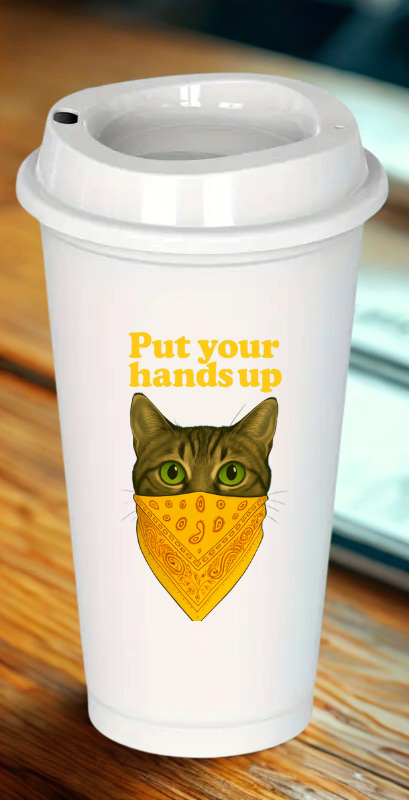 Put your hands up! Teacher Drinkware