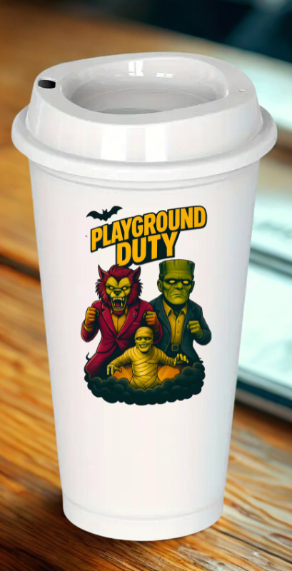 Playground Duty Teacher Drinkware