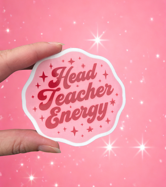 Head Teacher Energy Laptop/Notebook Sticker
