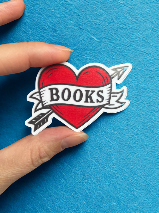 I Love Books Sticker